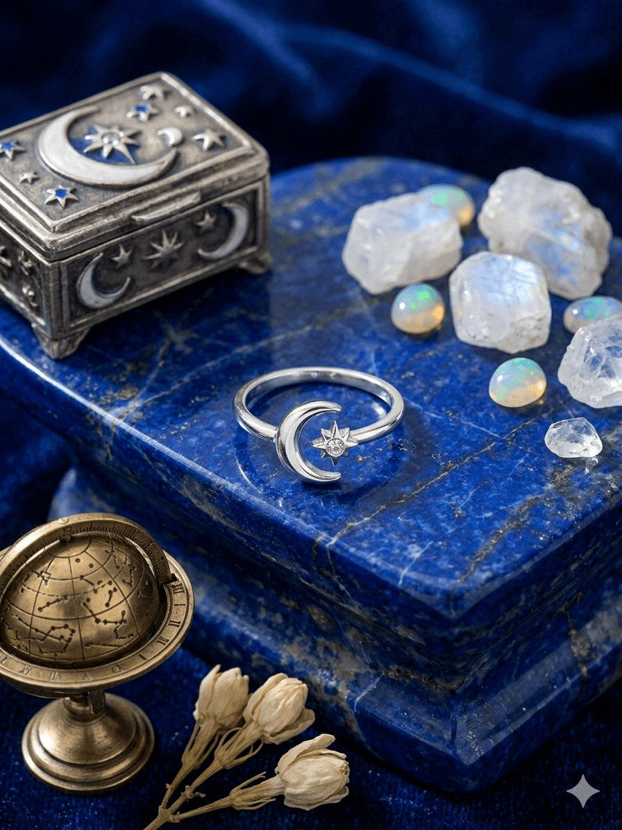 Bague Lune d'Argent